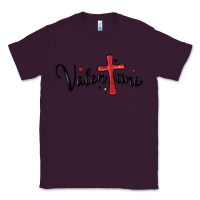 Plum valentine cross glitter Classic Tee - MaliasSmallBusiness