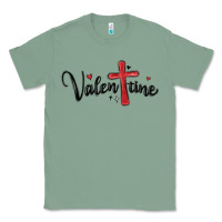 Sage valentine cross glitter Classic Tee - MaliasSmallBusiness