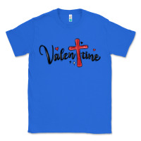 True Royal valentine cross glitter Classic Tee - MaliasSmallBusiness