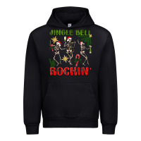 Black Jingle Bell Rockin' Urban Hoodie - BundleAndBundleShop