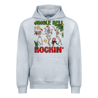 Heather Grey Jingle Bell Rockin' Urban Hoodie - BundleAndBundleShop