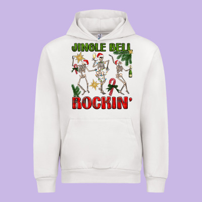 Jingle Bell Rockin' Urban Hoodie Designed By Bundleandbundleshop