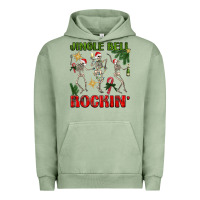 Pigment Oil Green Jingle Bell Rockin' Urban Hoodie - BundleAndBundleShop