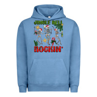 Pigment Pebble Blue Jingle Bell Rockin' Urban Hoodie - BundleAndBundleShop