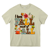 I Love Fall Most Of All Heavy Core Tee | Teevron