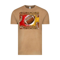 Team Color Red And Gold Football Vintage Tee | Teevron