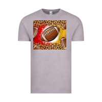 Vintage Zinc team color red and gold football Vintage Tee - MaliasSmallBusiness