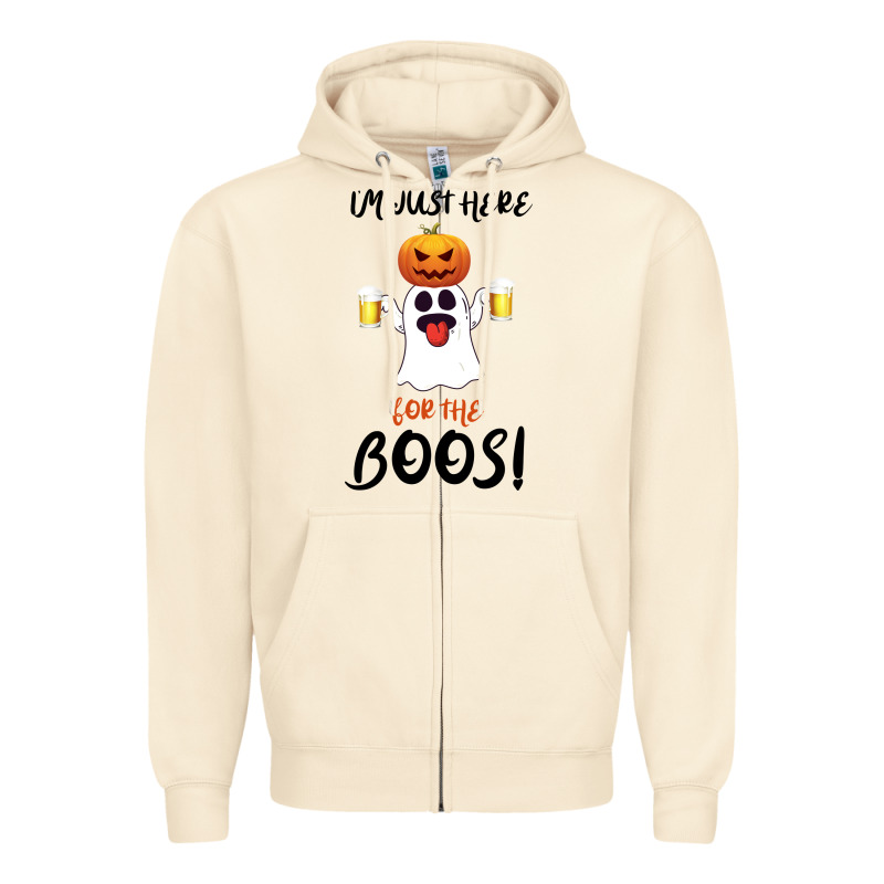 I'm Just Here For The Boos Zipper Hoodie by Bettercallsaul | Teevron