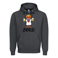 Smoke I'm Just Here For The Boos Zipper Hoodie - Bettercallsaul