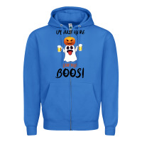True Royal I'm Just Here For The Boos Zipper Hoodie - Bettercallsaul