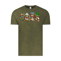 Vintage Olive mexican gnomies coffee Vintage Tee - JahusDesignShop