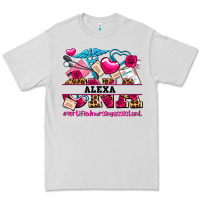 Dove Grey costom name valentines day cna certified nursing Premium Tee - AdoDesignShop