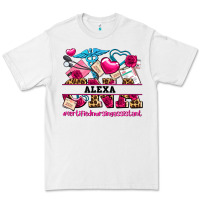 White costom name valentines day cna certified nursing Premium Tee - AdoDesignShop