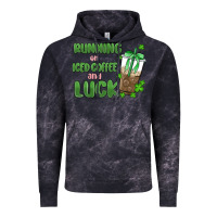 Cloud Black iced coffee and luck Vintage Hoodie - MaliasSmallBusiness