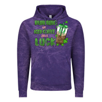 Cloud Purple iced coffee and luck Vintage Hoodie - MaliasSmallBusiness