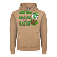 Vintage Coffee iced coffee and luck Vintage Hoodie - MaliasSmallBusiness