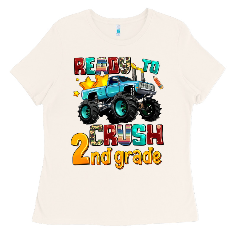 Ready To School Crush 2nd Grade Ladies Tee by AdoDesignShop | Teevron
