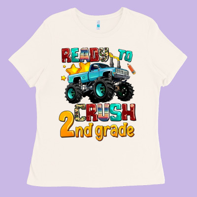 Ready To School Crush 2nd Grade Ladies Tee Designed By Adodesignshop