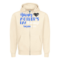 Sandshell happy first mother's day mommy! logan 2020 Zipper Hoodie - Bettercallsaul