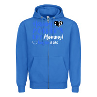 True Royal happy first mother's day mommy! logan 2020 Zipper Hoodie - Bettercallsaul