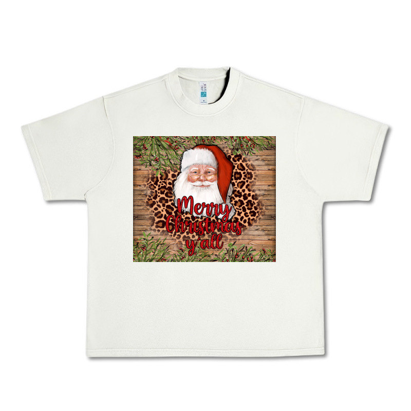 Santa Merry Christmas Y'all Urban Heavy Tee by AdoDesignShop | Teevron