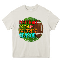 Cream football is my favorite season Heavy Core Tee - BundleAndBundleShop