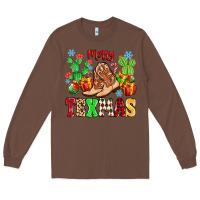 Chestnut Merry Texmas Long Sleeve Tee - MaliasSmallBusiness