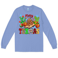 Colony Blue Merry Texmas Long Sleeve Tee - MaliasSmallBusiness