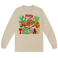 Mushroom Merry Texmas Long Sleeve Tee - MaliasSmallBusiness