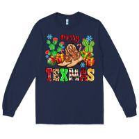 Navy Merry Texmas Long Sleeve Tee - MaliasSmallBusiness