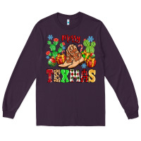 Plum Merry Texmas Long Sleeve Tee - MaliasSmallBusiness