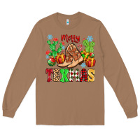 Toasted Coconut Merry Texmas Long Sleeve Tee - MaliasSmallBusiness
