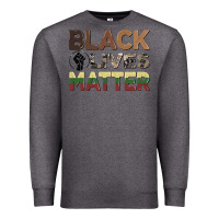 Charcoal Heather black lives matter juneteenth Premium Sweatshirt - CowGirlArtShop