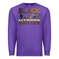 Purple black lives matter juneteenth Premium Sweatshirt - CowGirlArtShop