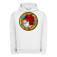 Pigment Lunar Rock baseball with sunflower round earrings Urban Hoodie - BundleAndBundleShop