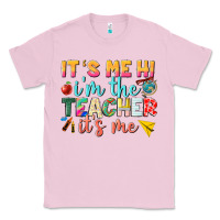 Bubblegum Pink its me hi im the teacher its me nca Classic Tee - NancyCooperArtShop