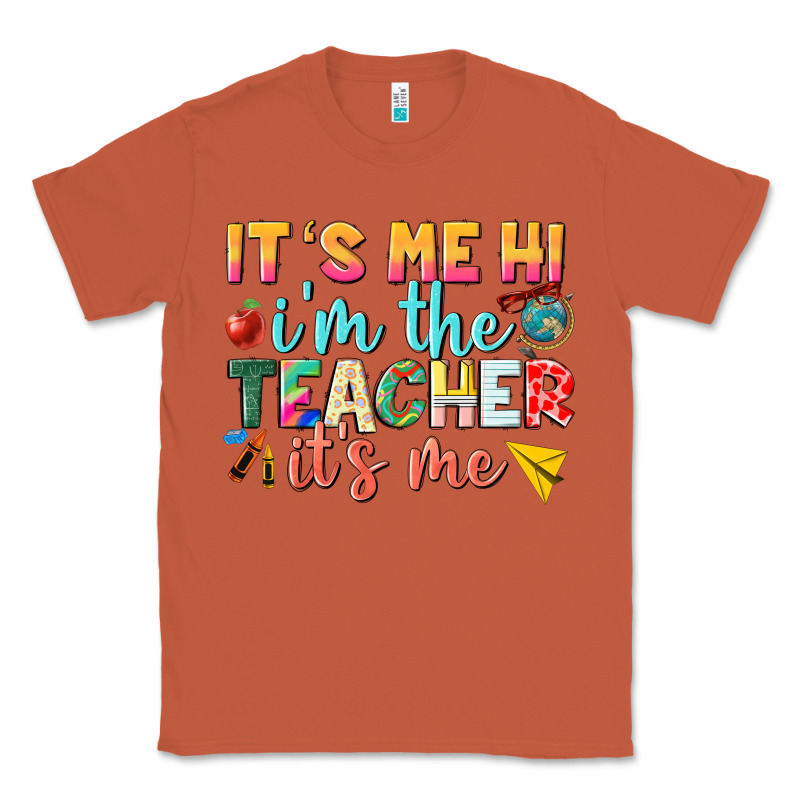 Its Me Hi Im The Teacher Its Me Nca Classic Tee by NancyCooperArtShop | Teevron