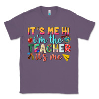 Lavender its me hi im the teacher its me nca Classic Tee - NancyCooperArtShop