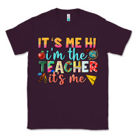 Plum its me hi im the teacher its me nca Classic Tee - NancyCooperArtShop