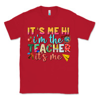 Red its me hi im the teacher its me nca Classic Tee - NancyCooperArtShop