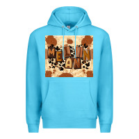 Ocean Blue melanin Premium Hoodie - CowGirlArtShop