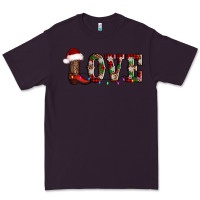 Plum love christmas boots Premium Tee - AdoDesignShop