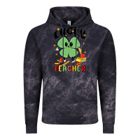 Cloud Black lucky teacher Vintage Hoodie - MaliasSmallBusiness