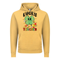 Vintage Mustard lucky teacher Vintage Hoodie - MaliasSmallBusiness