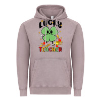 Vintage Zinc lucky teacher Vintage Hoodie - MaliasSmallBusiness