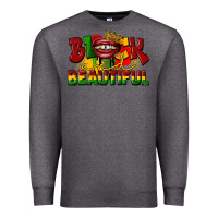 Charcoal Heather black and beautiful Premium Sweatshirt - CowGirlArtShop