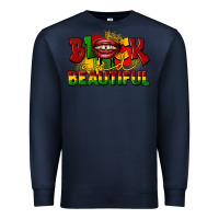 Navy black and beautiful Premium Sweatshirt - CowGirlArtShop