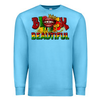 Ocean Blue black and beautiful Premium Sweatshirt - CowGirlArtShop