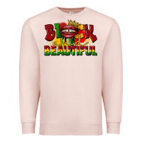 Pale Pink black and beautiful Premium Sweatshirt - CowGirlArtShop