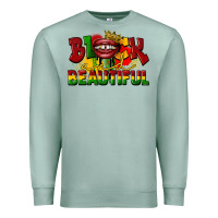 Seafoam black and beautiful Premium Sweatshirt - CowGirlArtShop